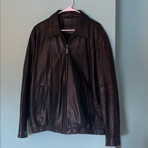 100% Leather Coat